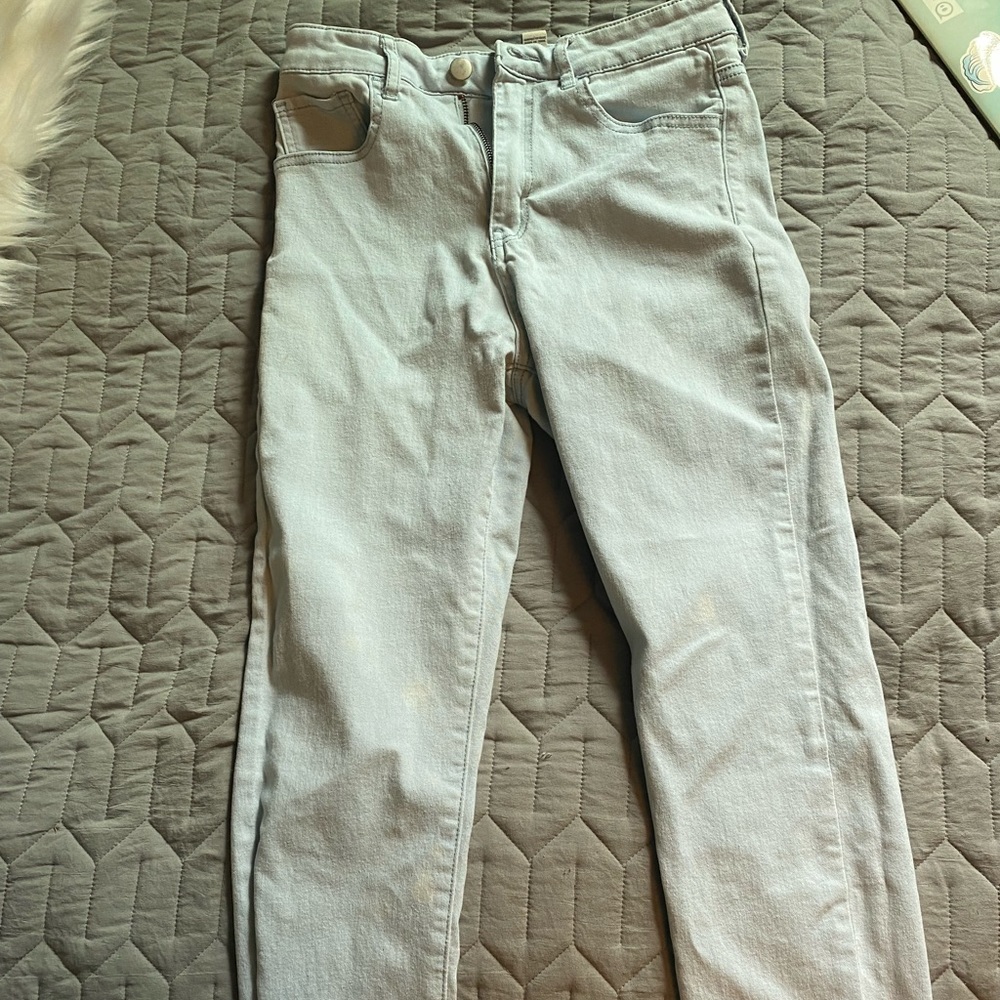 Light wash jeggings